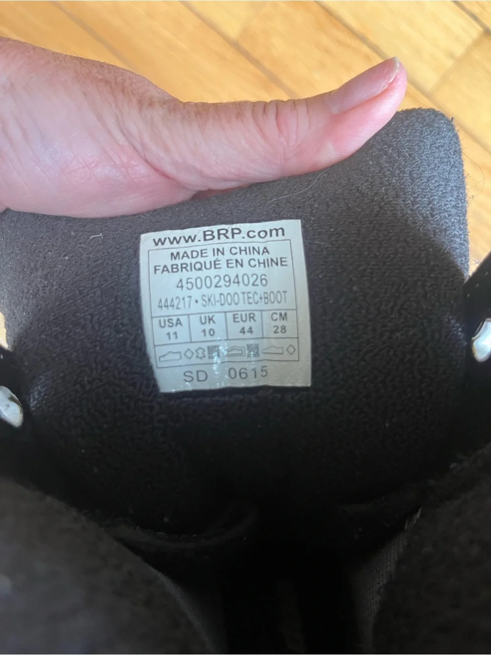 Ski-Doo Men's Black Waterproof Winter Boots
